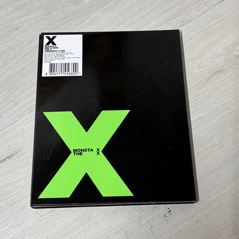 Monsta X The X Mini Album Underdog X Version Kpop CD Photobook Collectible